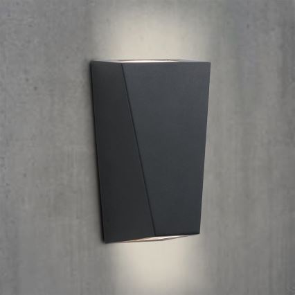 Searchlight - Ulkoseinävalaisin OUT 2xGU10/3W/230V IP44 musta