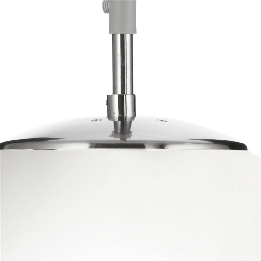 Searchlight - Kattokruunu johdossa ATOM 1xE27/60W/230V valkoinen/kiiltävä kromi