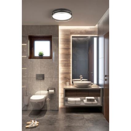 Searchlight - Kylpyhuoneen kattovalaisin PHEONIX 2xE14/60W/230V halkaisija 30 cm IP44