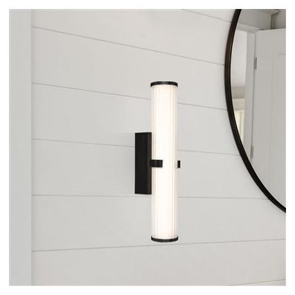 Searchlight - LED kylpyhuonevalaisin CLAMP LED/18W/230V IP44 musta