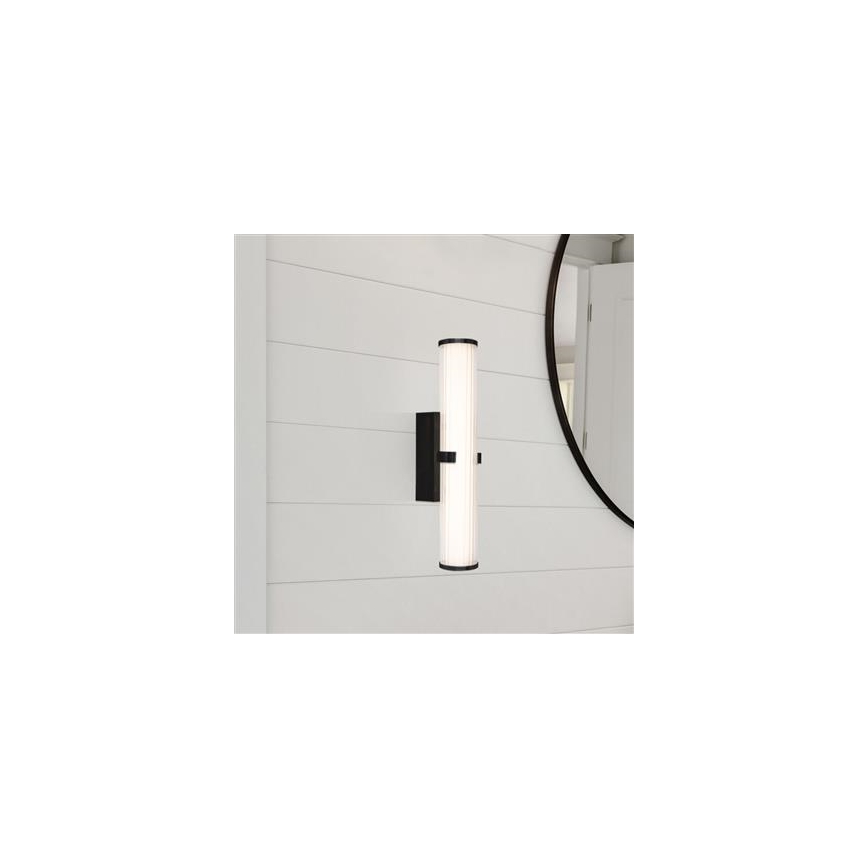 Searchlight - LED kylpyhuonevalaisin CLAMP LED/18W/230V IP44 musta