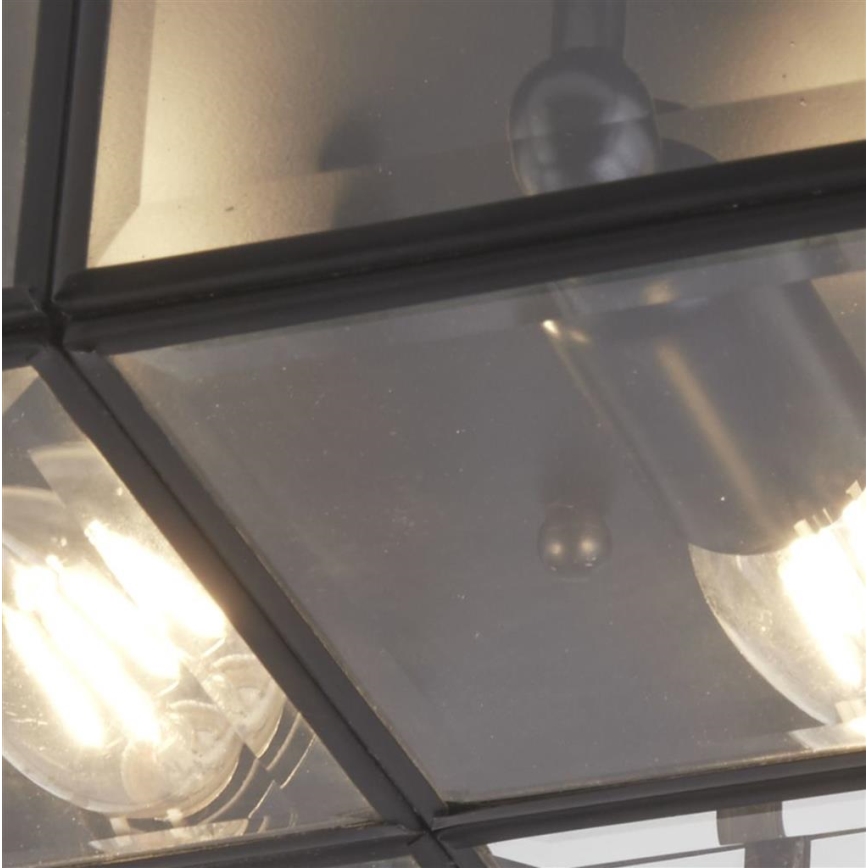 Searchlight - Kattovalo FLUSH 2xE14/40W/230V musta