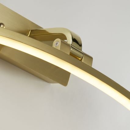 Searchlight - LED-kuvavalo SANTORINI LED/8,2W/230V messinki