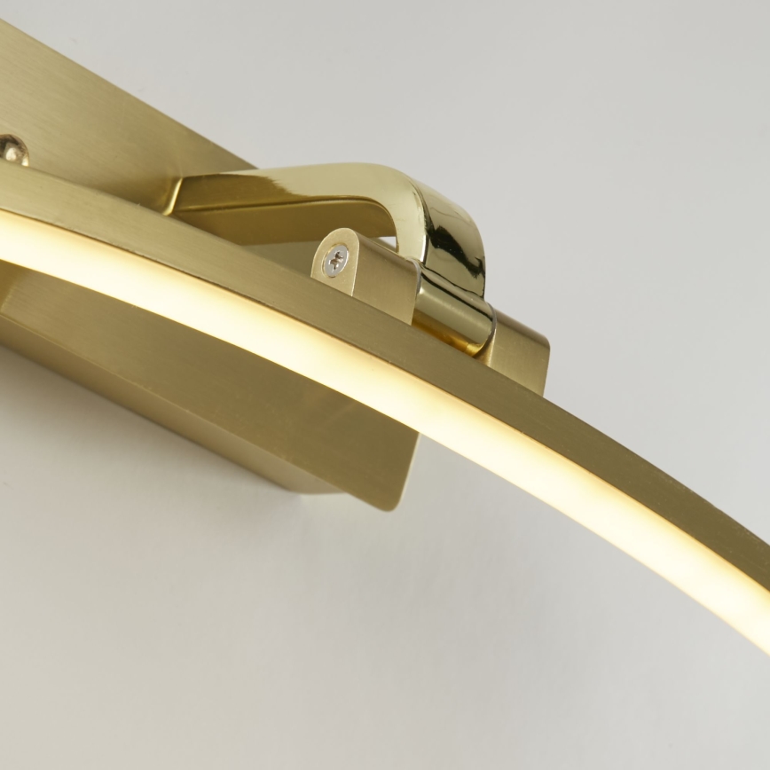 Searchlight - LED-kuvavalo SANTORINI LED/8,2W/230V messinki