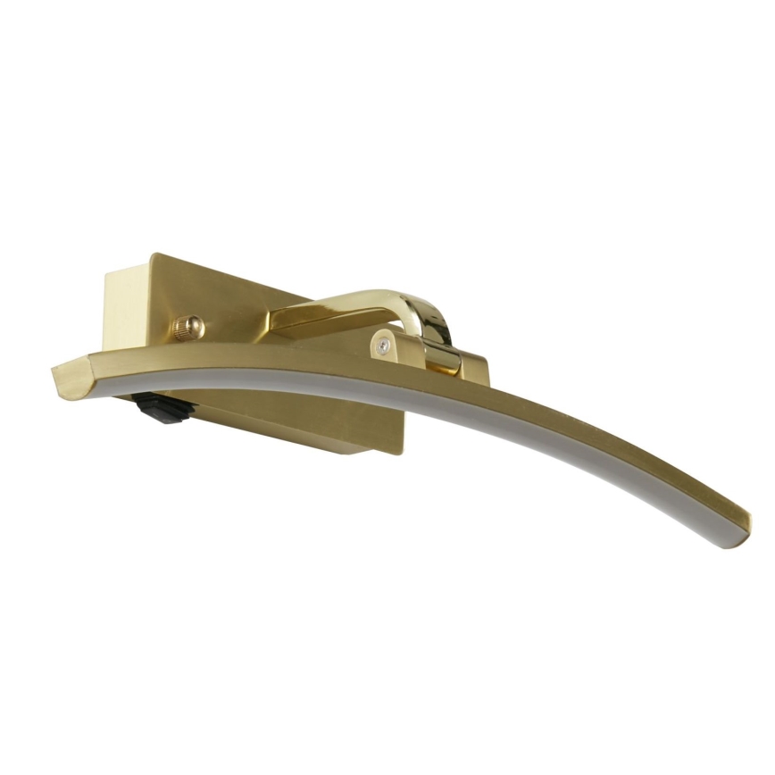 Searchlight - LED-kuvavalo SANTORINI LED/8,2W/230V messinki
