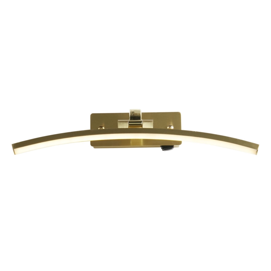 Searchlight - LED-kuvavalaisin SANTORINI LED/8,2W/230V messinki