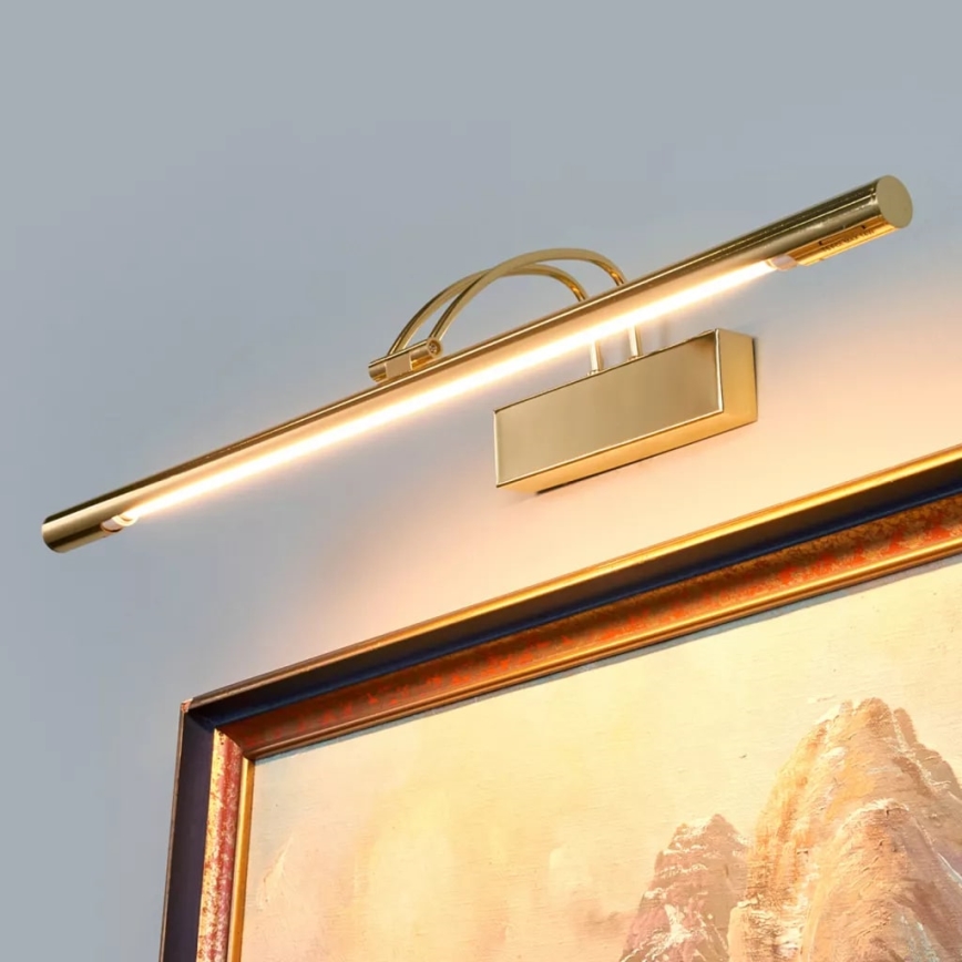 Searchlight - LED-kuvavalo LED/14W/230V kultainen