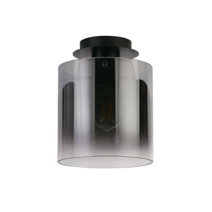 Searchlight - Kattovalaisin SWEDEN 1xE27/60W/230V halkaisija 22 cm musta/savunvärinen