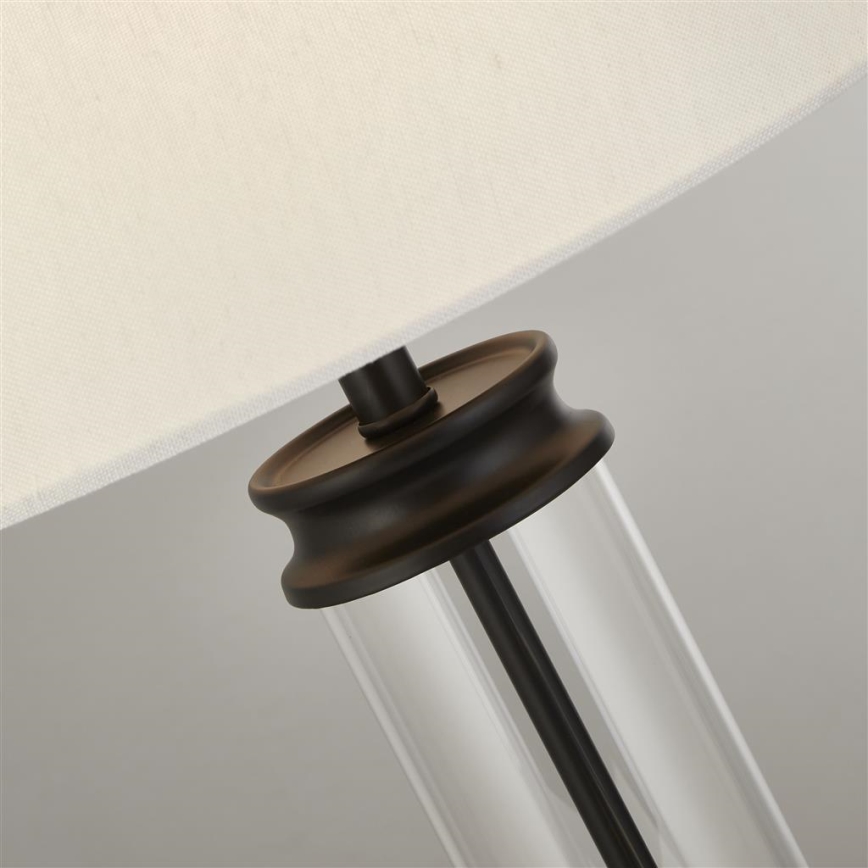 Searchlight - Pöytävalaisin PEDESTAL 1xE27/60W/230V musta