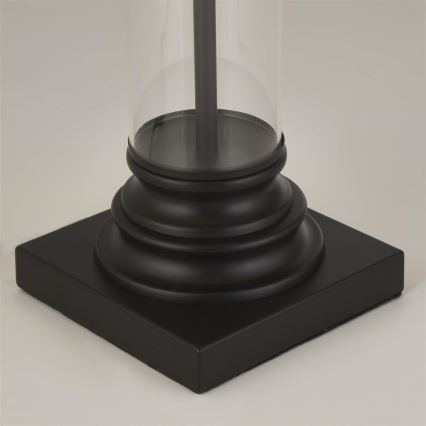Searchlight - Pöytävalaisin PEDESTAL 1xE27/60W/230V musta