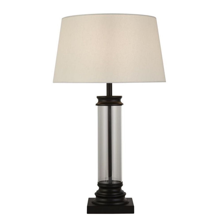 Searchlight - Pöytävalaisin PEDESTAL 1xE27/60W/230V musta