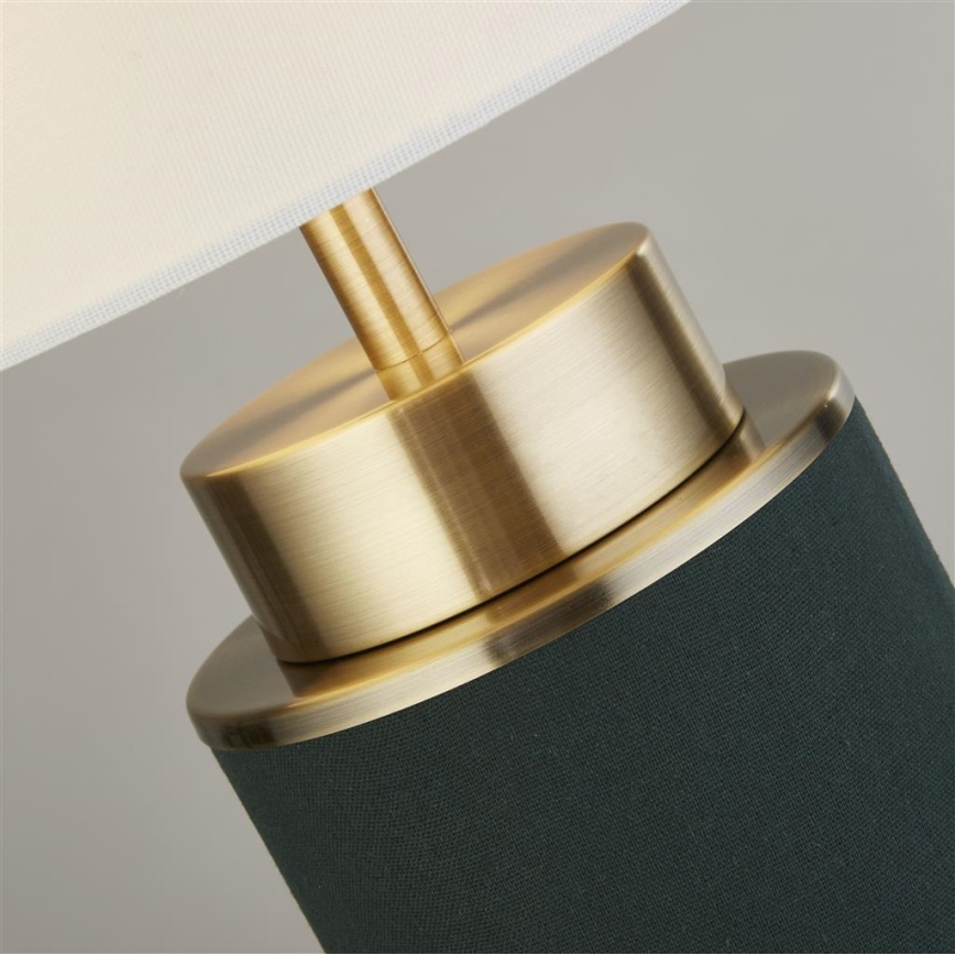 Searchlight - Pöytävalaisin FLASK 1xE27/60W/230V vihreä
