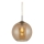 Searchlight - Kattokruunu narulla BALL 1xE27/60W/230V ruskea