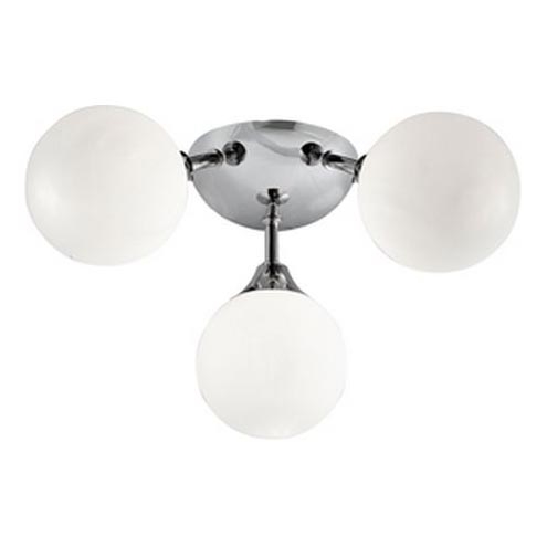 Searchlight - Kylpyhuoneen kattovalaisin FLUSH 3xG9/33W/230V IP44 mattakromi