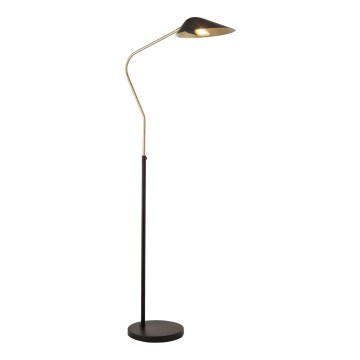 Searchlight - Lattialamppu SWAN 1xE27/10W/230V musta