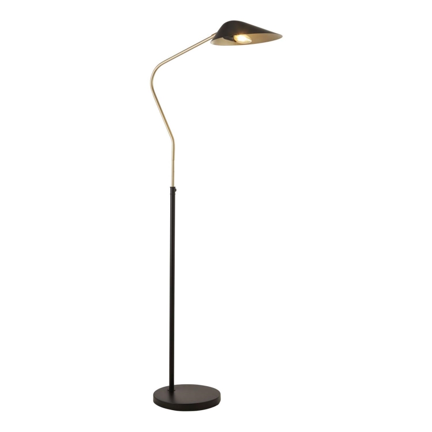 Searchlight - Lattialamppu SWAN 1xE27/10W/230V musta