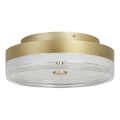 Searchlight - LED-kattovalaisin CYPRUS LED/29W/230V Ø 40 cm, kultainen