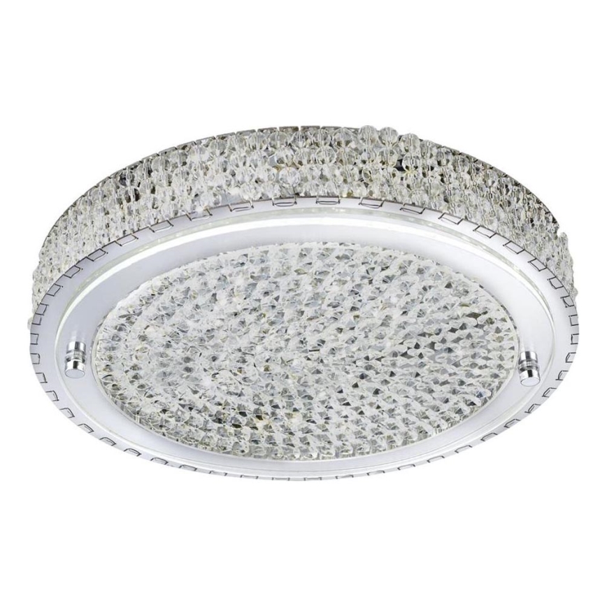 Searchlight - LED-kattovalaisin FLUSH LED/24W/230V halkaisija 40 cm kromi