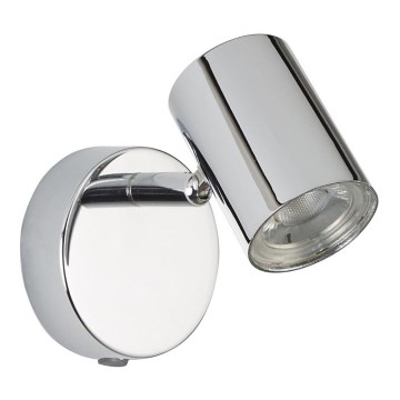 Searchlight - LED-seinävalaisin ROLLO 1xLED/4W/230V kiiltävä kromi