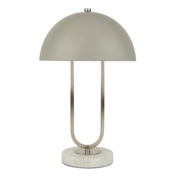 Searchlight - Pöytävalaisin DOME 1xG9/7W/230V hopea