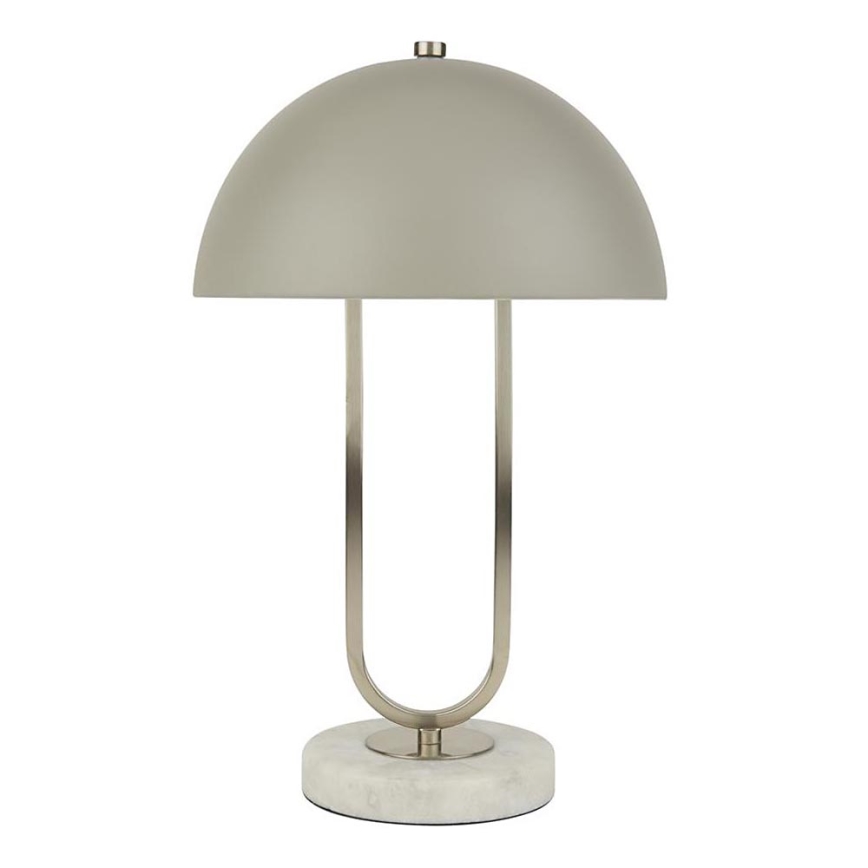 Searchlight - Pöytävalaisin DOME 1xG9/7W/230V hopea