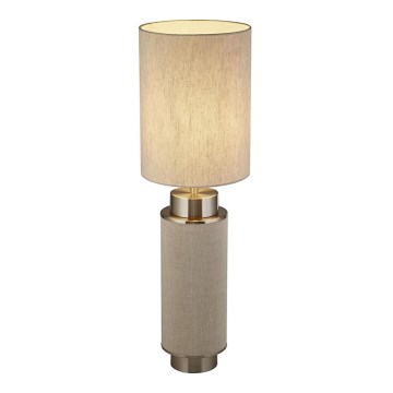 Searchlight - Pöytävalaisin FLASK 1xE27/60W/230V beige