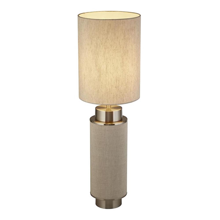 Searchlight - Pöytävalaisin FLASK 1xE27/60W/230V beige