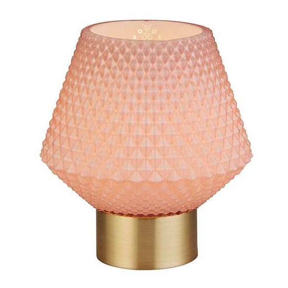 Searchlight - Pöytävalaisin LAMP 1xE27/7W/230V vaaleanpunainen