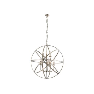 Searchlight - Riippuvalaisin ketjulla ORBIT 8xE14/60W/230V messinki