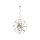 Searchlight - Riippuvalaisin ketjulla ORBIT 8xE14/60W/230V messinki