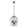Searchlight - Riippuvalaisin SHOWER 5xE14/60W/230V musta