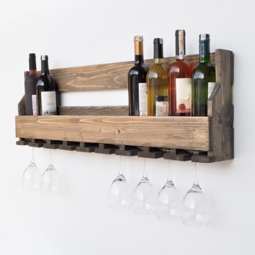 Seinähylly 28x102 cm kuusi ruskea