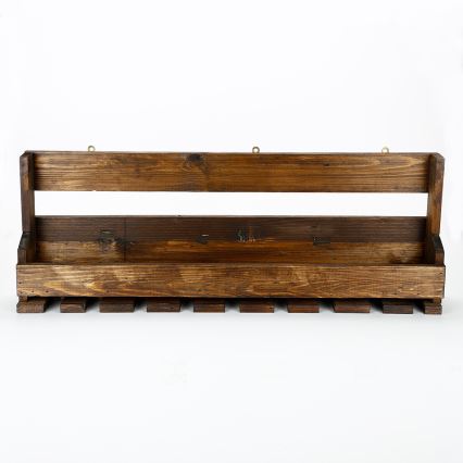 Seinähylly 28x102 cm kuusi ruskea