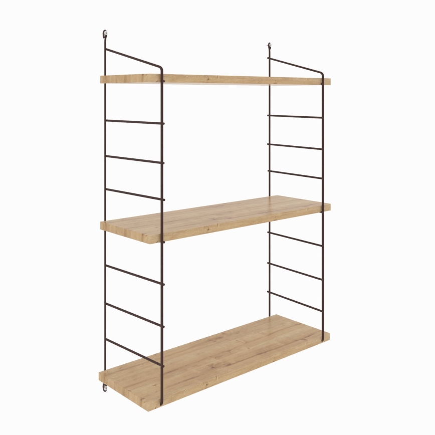 Seinähylly ARMONI 85x72 cm beige/musta