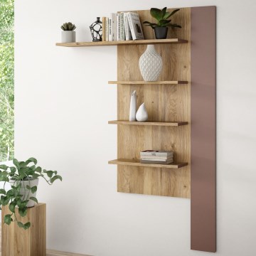 Seinähylly INAR tammi/ruskea