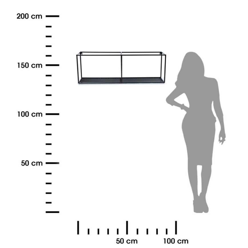Seinähylly LOFT 30x90 cm