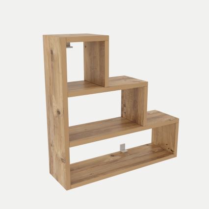 Seinähylly PIRAMIT 62x62 cm ruskea