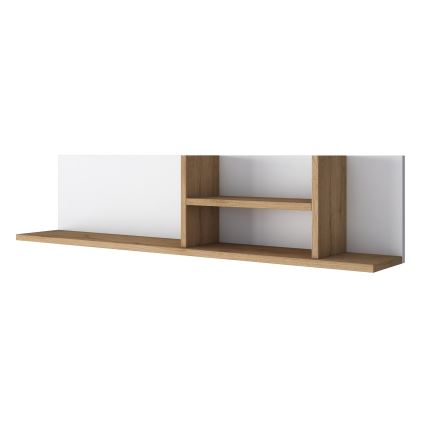 Seinähylly RANI 120x25 cm beige/valkoinen