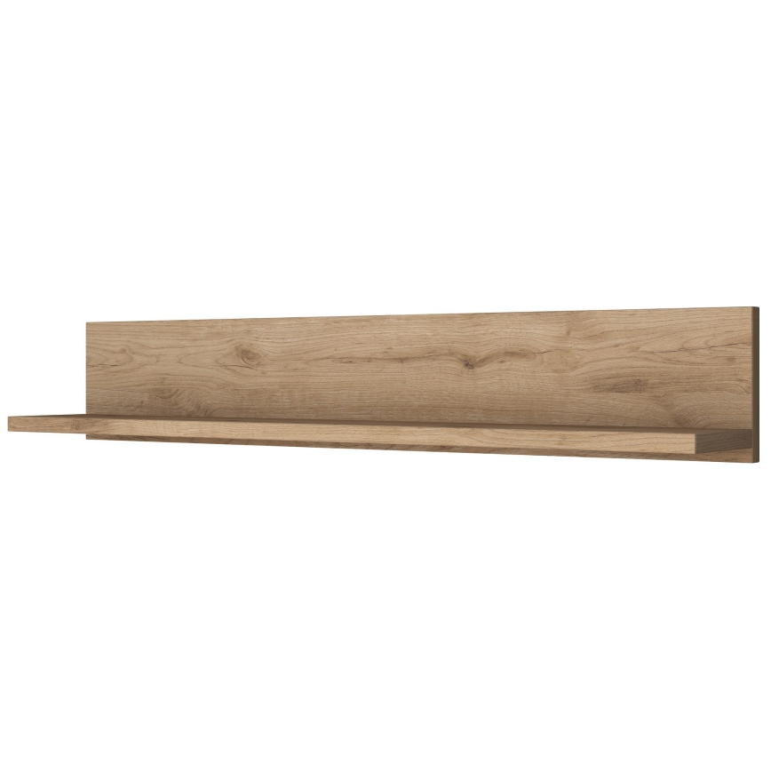Seinähylly RANI 90x15 cm ruskea
