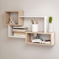Seinähylly TRIO 54x87 cm beige/valkoinen