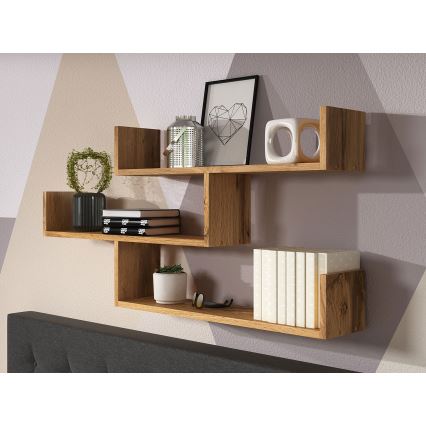 Seinähylly TRIO 55x119 cm ruskea
