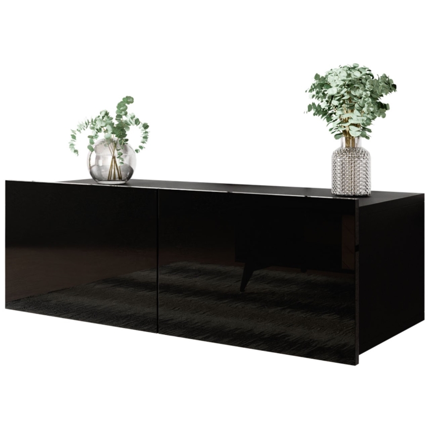 Seinäkaappi CALABRINI 34x105 cm musta