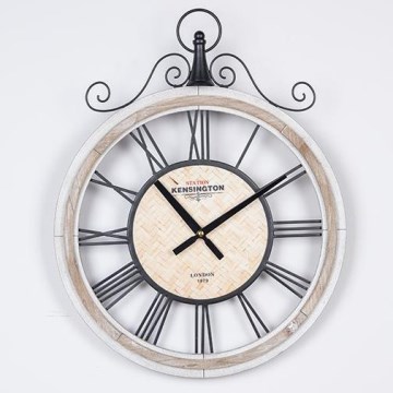 Seinäkello 1xAA halkaisija 40 cm beige