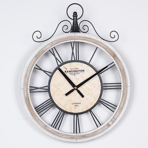 Seinäkello 1xAA halkaisija 40 cm beige