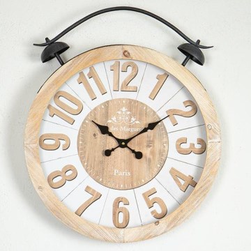 Seinäkello 1xAA halkaisija 50 cm beige