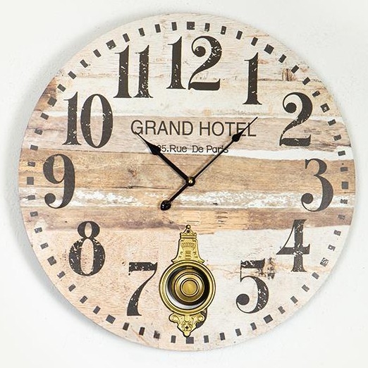 Seinäkello 1xAA halkaisija 58,2 cm beige