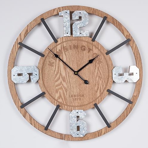 Seinäkello 1xAA halkaisija 60 cm beige