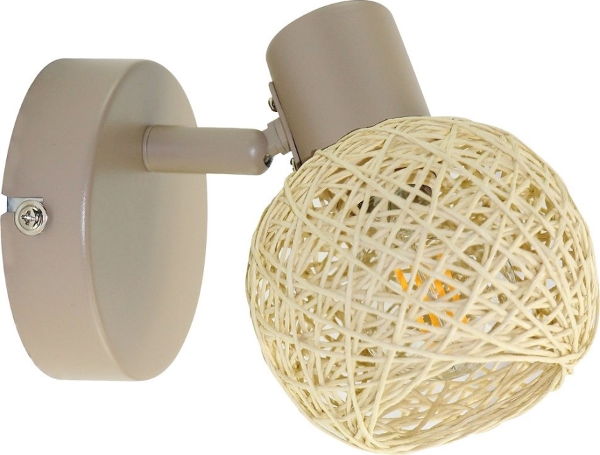Seinäkohdevalaisin DEX 1xE14/10W/230V beige/kerma