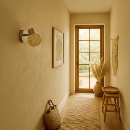 Seinäkohdevalaisin DEX 1xE14/10W/230V beige/kerma
