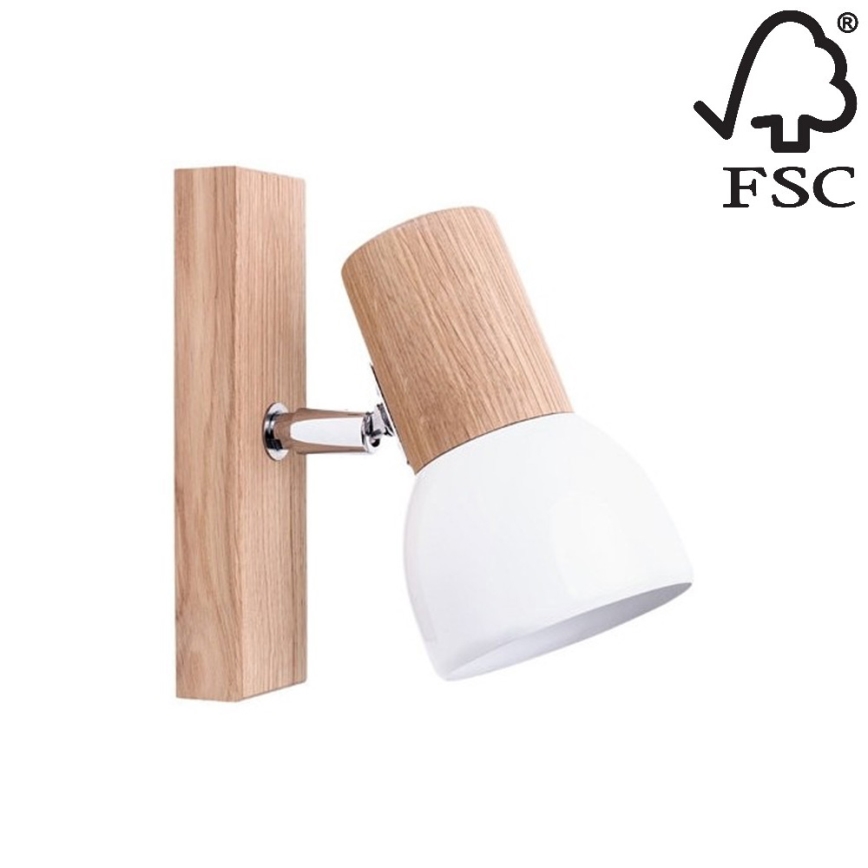 Seinäkohdevalaisin SVENDA 1xE27/60W/230V tammi - FSC-sertifioitu